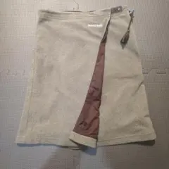 モンベル シャミース ラップスカート リバーシブル レディース S フリース