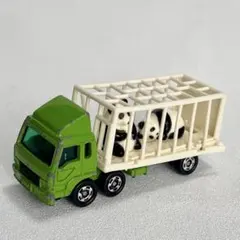 当時物・日本製 トミカ NO.7 三菱ふそう 動物運搬車 パンダ 絶版 ミニカー