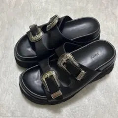 Ameri VINTAGE 厚底サンダル ブラックのサムネイル