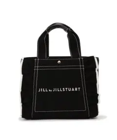 JILL by JILLSTUART ブラックトートバッグ フリルトート小