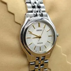 SEIKO 4J41-0030 EXCELINE クォーツ 新品電池コマ付 美品 - メルカリ