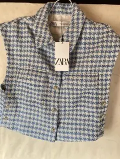 ZARA ツイードベスト　Mサイズ【新品・未使用】