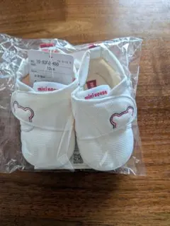 【新品・未開封】ミキハウス プレシューズ 12cm ホワイト