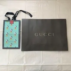 ● GUCCI ミッキー ショップ袋 紙袋 封筒型紙袋 ２点セット まとめ売り