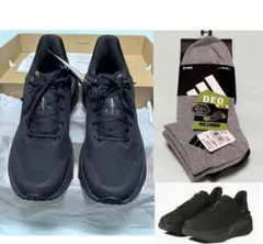 新品未使用品 TIGOR ティFT5/36WP 防水ランニングシューズ 黒