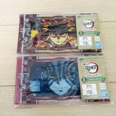 新品未開封　一番くじ　鬼滅の刃　クリアマルチケース2個セット　煉獄杏寿郎　猗窩座