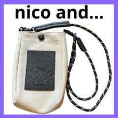 nico and... ニコアンド　ショルダーバッグ 　ベージュ