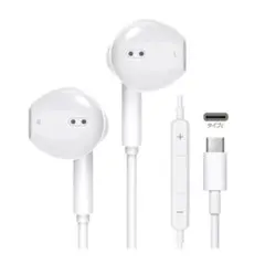 有線イヤホン タイプCケーブル イヤホンマイクiPhone17/16/15対応