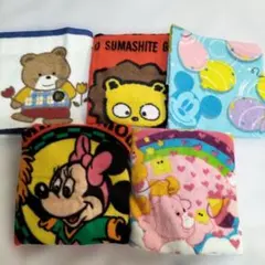 ハンドタオル　おりこうタオル５枚セット