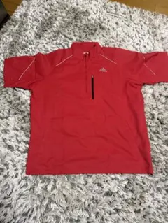 adidas 赤 半袖 ハーフシャツ O/XG、88パンツ　88ピンクパンツ