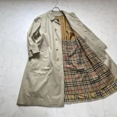 バーバリーズ ステンカラーコート ノバチェック ライトベージュ 95-180