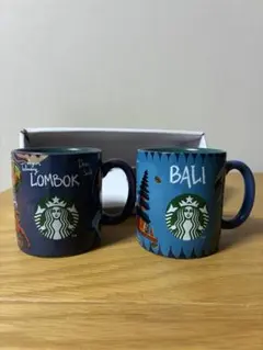 Starbucks デミタスカップ バリ・ロンボクセット インドネシア限定品。