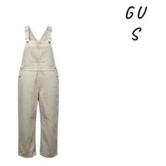 GUベージュ オーバーオール Sサイズ