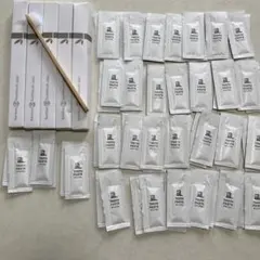 竹製歯ブラシ 歯磨き粉セット 携帯用のサムネイル