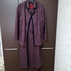 ワンピース+ジレ前開きベスト　セットアップ