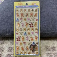 【正規品】　ボンボンドロップシール　ミニ　くまのプーさん