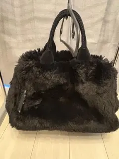 ファー トートバッグ