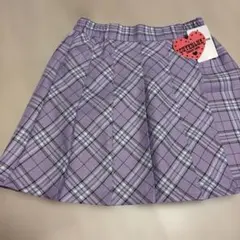 T07 新品チェックミニスカート150