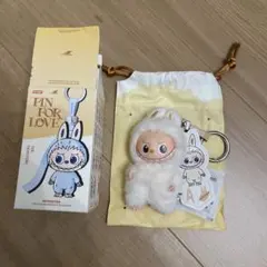 長州力様専用POP MART イニシャル ラブブ Labubu A アイボリー