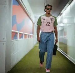 サッカー　日本代表　ユニフォーム　桜餅　クンデ着用　nigo 限定　激レア サッカー 日本代表 ユニフォーム 桜餅 クンデ着用 nigo 限定 激