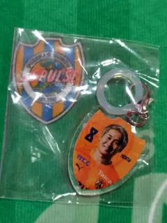清水エスパルス☆8 井上選手☆めじるしキーホルダー
