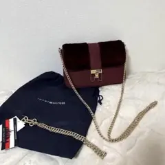 ⭐️冬物セール⭐️【美品】TOMMY HILFIGER ファーバッグ