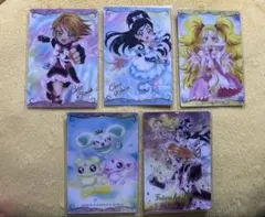 プリキュア ウエハース 6弾 ふたりはプリキュアMax Heart 5枚セット