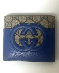 gucci カットアウトコインウォレット ブルーのサムネイル