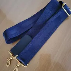 ショルダーバッグ ストラップ 紺 ネイビー 4㎝ 太 高級 交換 ベルト