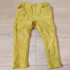 BIT'Z ビッツ キッズ ベビー ロングパンツ イエロー コーデュロイ ズボン