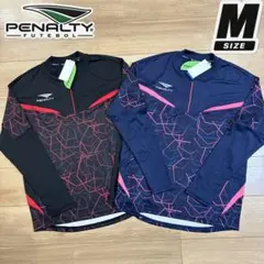 【お得2点セット】新品 ペナルティ ハーフジップ トレーニングウェア M