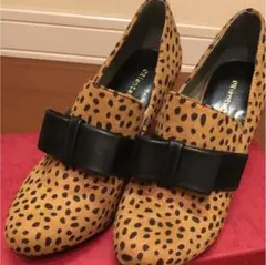 ヒョウ柄パンプス22.5