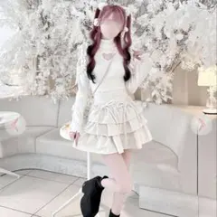 ハニーミュウ ティアードフリルスカート ピンク - メルカリ