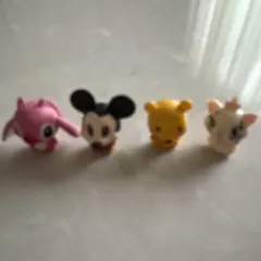 ディズニー ミニフィギュア 4種セット