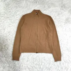 希少✨ブルネロクチネリ カシミヤ100% ハーフジップニット 54 ブルー