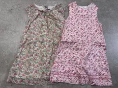 babyGap 花柄 ノースリーブ ワンピース 2枚セットのサムネイル