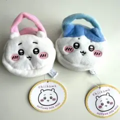 新品未使用　ちいかわ ぬいぐるみポーチ バッグ　ぬいふわトートミニ　ハチワレ