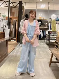 niko and ... JEANS 2024SS ワイドイージーサロペット