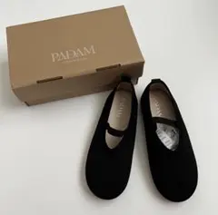 ＊*読様 PADAM ♡ latte flat shoes / black /