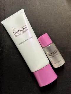ミノン アミノモイスト エイジングケア ミルククリーム　美容液オイルのサムネイル