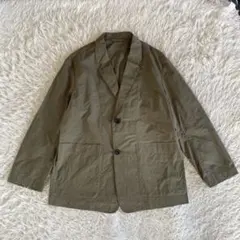 【極美品】23SS マーガレットハウエル コットンシルクポップリン　カーキ　Mのサムネイル