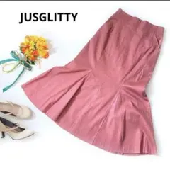 JUSGLITTY スカート　サイズ1 リボン　ロング