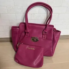 Cecil McBee ハンドバッグ ポーチ付き ピンク　セシルマクビーのサムネイル