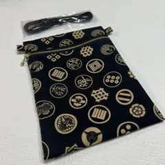 No.106 お祭りポシェット（家紋）/ハンドメイド