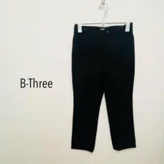 B-Three ビースリー ブラック パンツ スラックス
