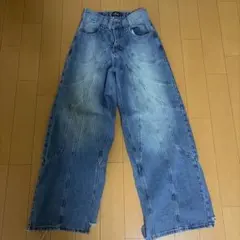 elev ワイドデニムパンツ