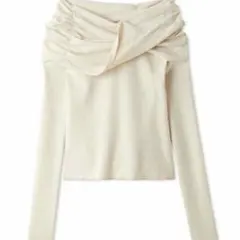 snidel Sustainableオフショルニットプルオーバー