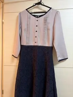 tocco closet 長袖ひざ丈ワンピースのサムネイル