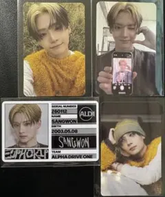 サンウォン ALPHA DRIVE ONE トレカ IDカード 4枚セット