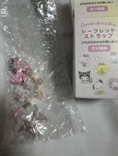 サンリオ シークレットストラップ 星屑ベイビーボトル ハローキティ